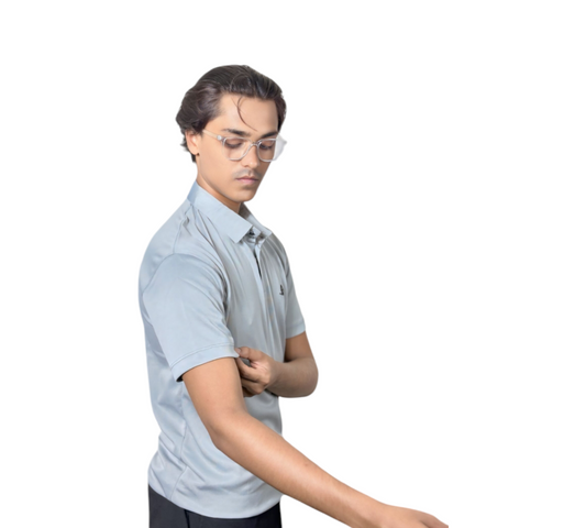 Grey Clarity Polo